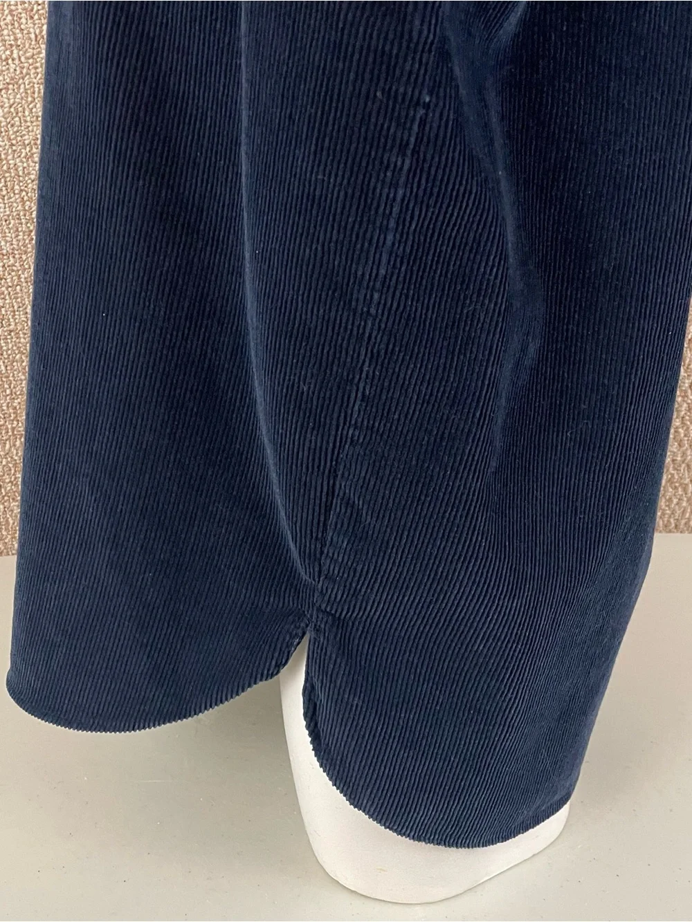 Vintage Eddie Bauer Jacket Shacket Womens L Oversized Blue Corduroy Pullover 90s